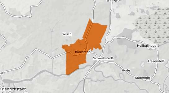 Mietspiegelkarte Ramstedt Nordfriesland