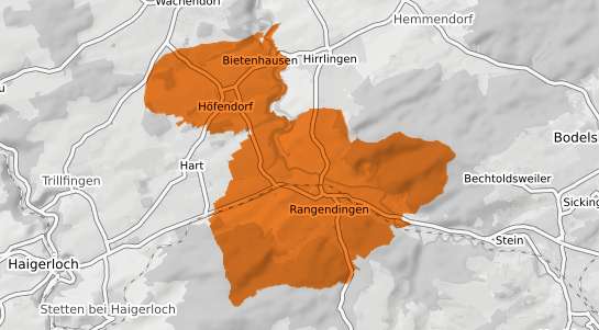 Mietspiegelkarte Rangendingen