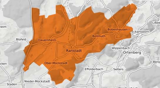 Mietspiegelkarte Ranstadt