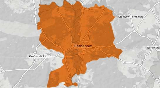 Mietspiegelkarte Rathenow