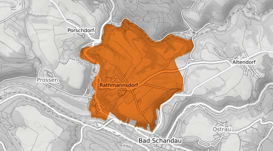 Mietspiegelkarte Rathmannsdorf Gem. Felm