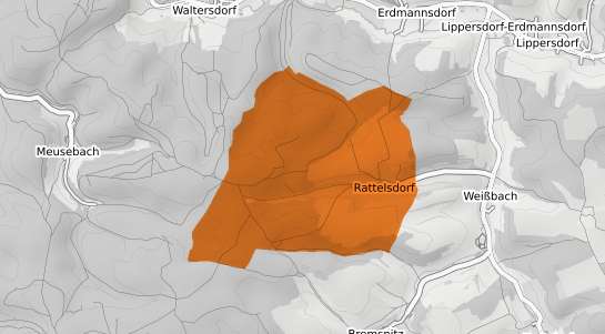 Mietspiegelkarte Rattelsdorf b. Stadtroda