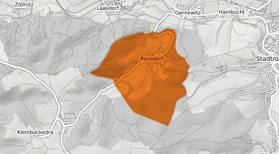 Mietspiegelkarte Rausdorf b. Stadtroda