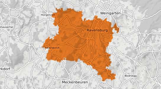 Mietspiegelkarte Ravensburg Wuerttemberg