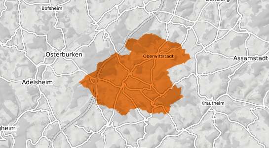 Mietspiegelkarte Ravenstein Baden