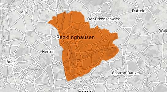 Mietspiegelkarte Recklinghausen Westfalen