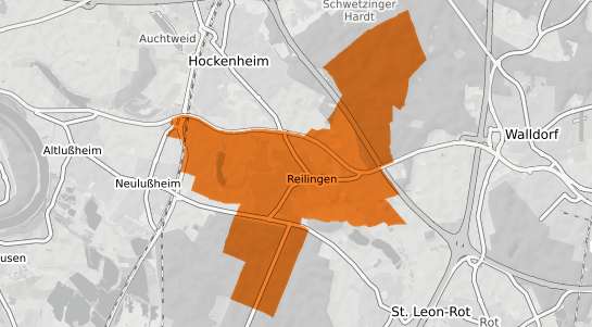 Mietspiegelkarte Reilingen