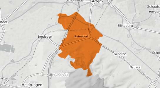 Mietspiegelkarte Reinsdorf b. Zwickau