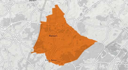 Mietspiegelkarte Reken