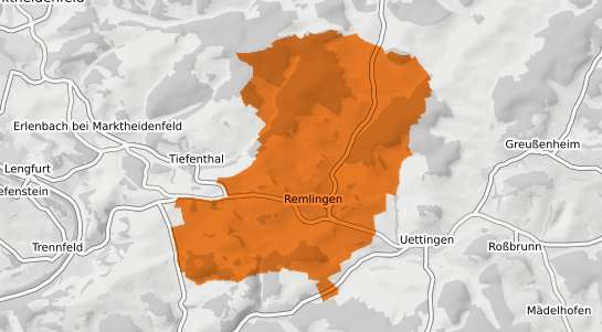 Mietspiegelkarte Remlingen Kr. Wolfenbuettel
