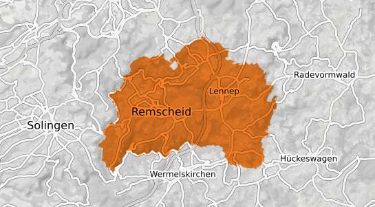 Mietspiegelkarte Remscheid