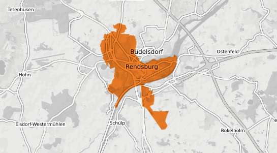 Mietspiegelkarte Rendsburg