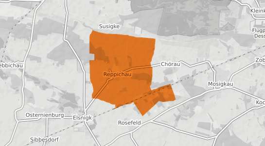 Mietspiegelkarte Reppichau