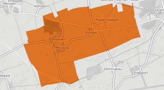 Mietspiegelkarte Reupzig