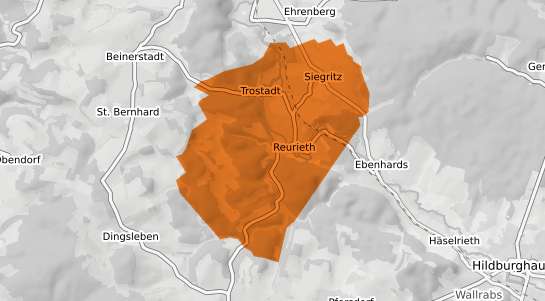 Mietspiegelkarte Reurieth