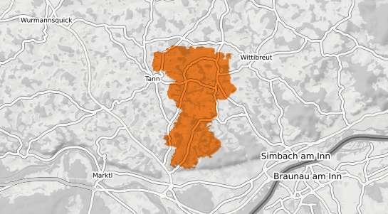 Mietspiegelkarte Reut Niederbayern