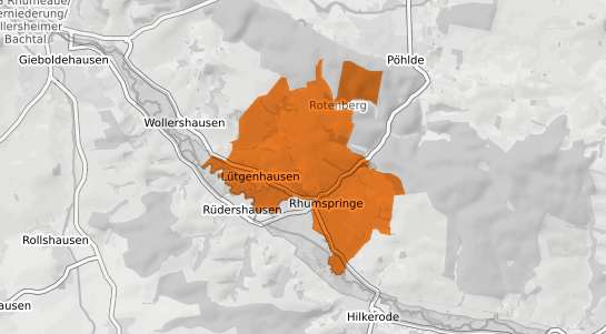 Mietspiegelkarte Rhumspringe