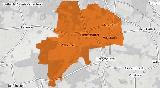 Mietspiegelkarte Ribbesb&uuml;ttel