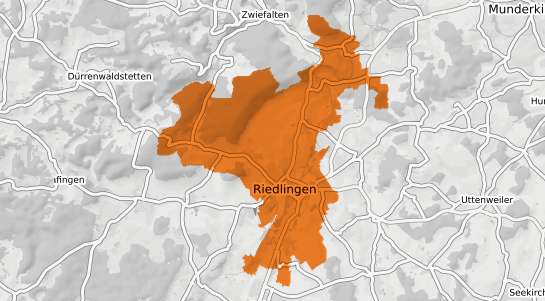 Mietspiegelkarte Riedlingen Wuerttemberg
