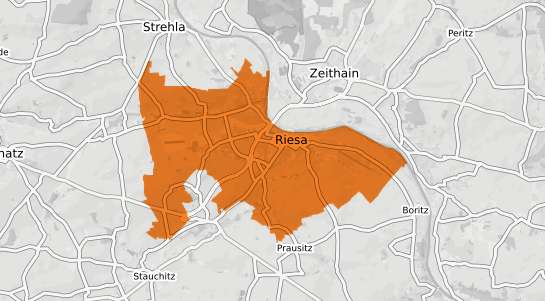 Mietspiegelkarte Riesa