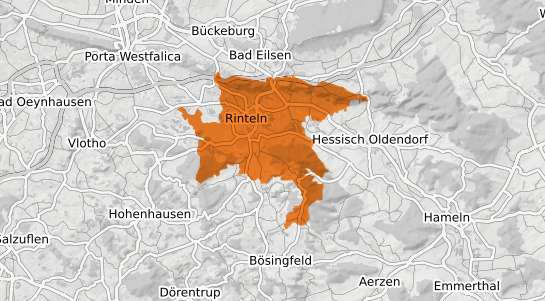 Mietspiegelkarte Rinteln