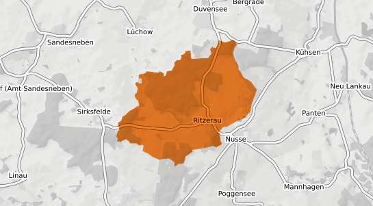 Mietspiegelkarte Ritzerau