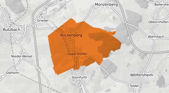 Mietspiegelkarte Rockenberg