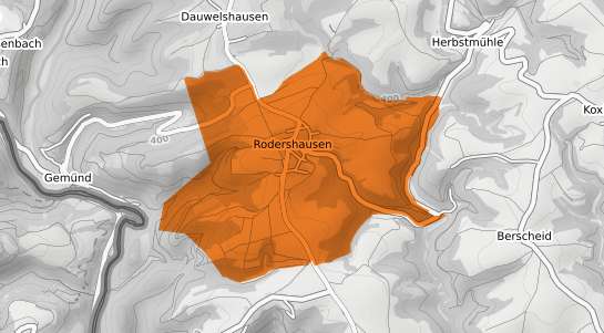 Mietspiegelkarte Rodershausen
