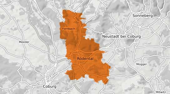 Mietspiegelkarte R&ouml;dental