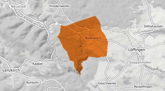 Mietspiegelkarte Roetenbach b. Abtsgmuend