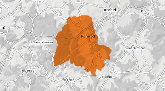 Mietspiegelkarte Romrod