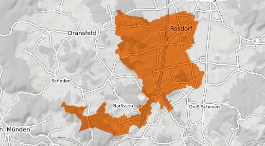 Mietspiegelkarte Rosdorf Holstein