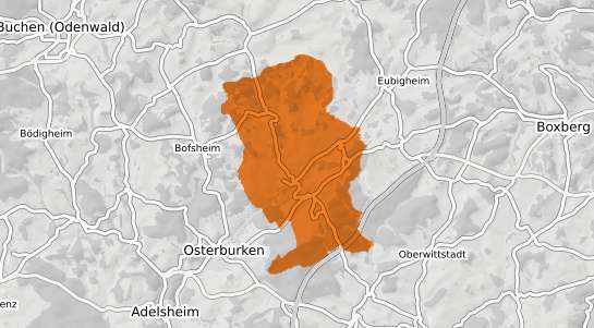 Mietspiegelkarte Rosenberg Baden