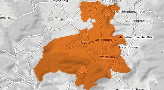 Mietspiegelkarte Rosengarten Kr. Harburg