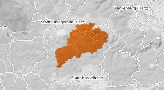 Mietspiegelkarte Ruebeland b. Blankenburg, Harz