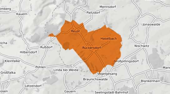 Mietspiegelkarte Rueckersdorf b. Doberlug Kirchhain b. Doberlug-Kirchhain