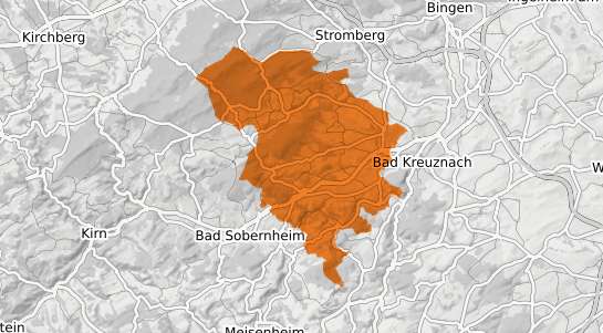 Mietspiegelkarte Ruedesheim Kr. Bad Kreuznach