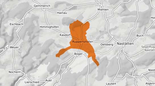 Mietspiegelkarte Ruppertshofen Taunus
