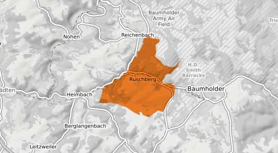 Mietspiegelkarte Ruschberg