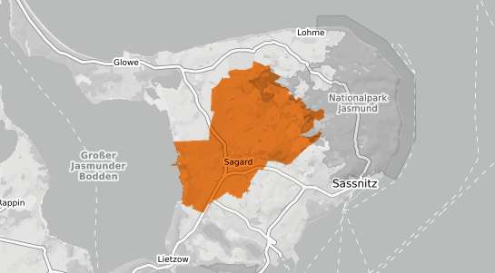 Mietspiegelkarte Sagard