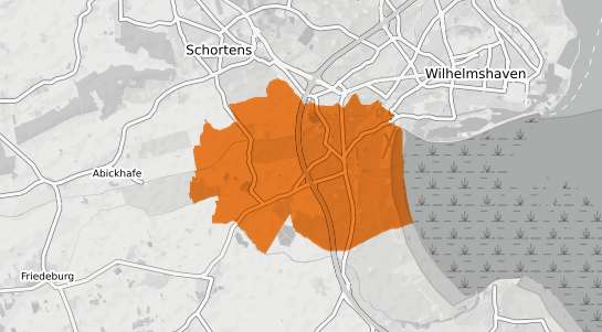 Mietspiegelkarte Sande Kr. Friesland