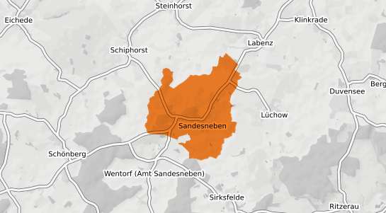 Mietspiegelkarte Sandesneben