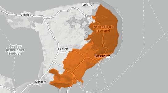 Mietspiegelkarte Sassnitz