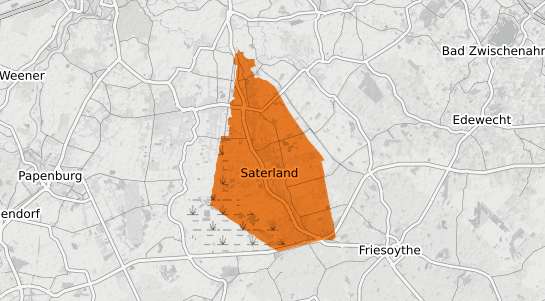 Mietspiegelkarte Saterland