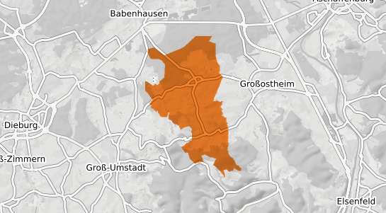 Mietspiegelkarte Schaafheim