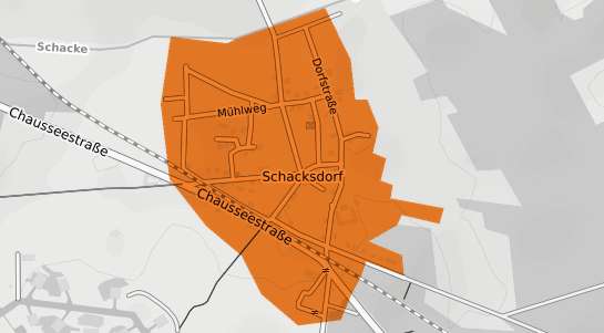 Mietspiegelkarte Schacksdorf
