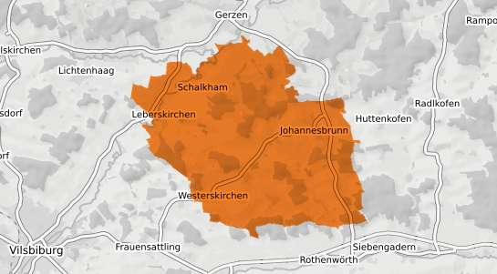 Mietspiegelkarte Schalkham b. Gerzen, Vils