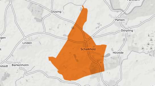 Mietspiegelkarte Schalkholz