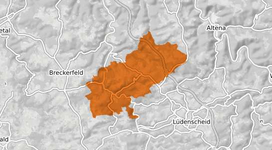Mietspiegelkarte Schalksmühle