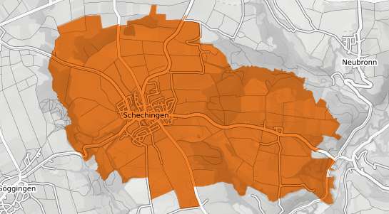 Mietspiegelkarte Schechingen